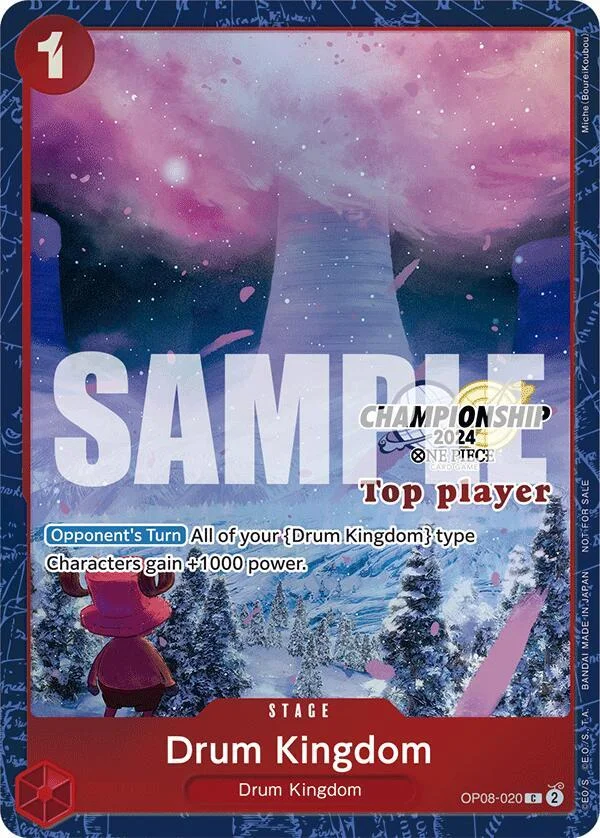 Drum Kingdom, One Piece Promotion Cards OP08-020
