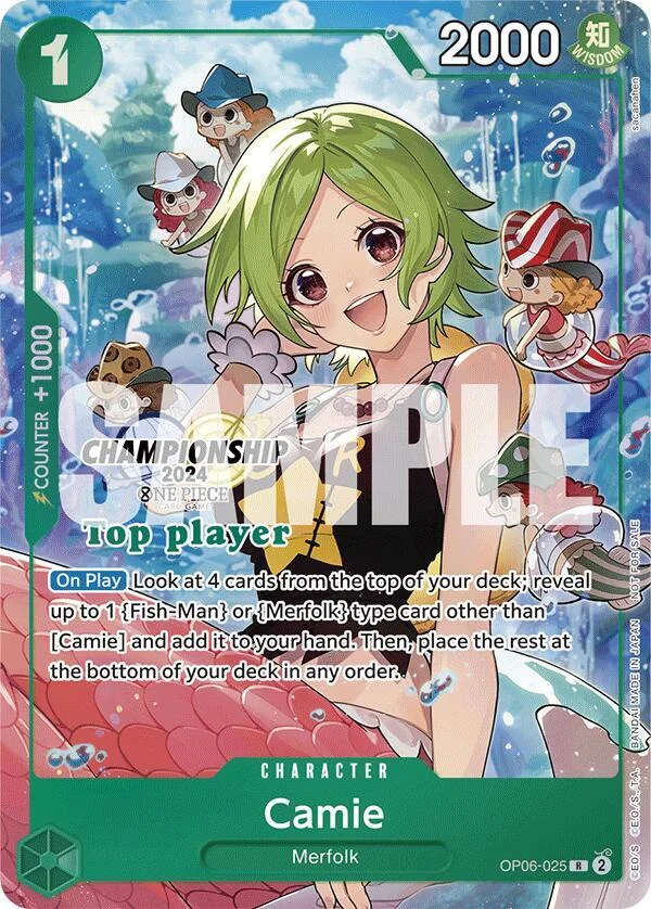 Camie, One Piece Promotion Cards OP06-025