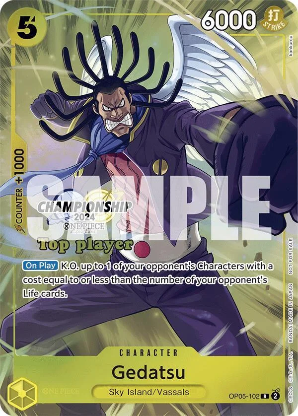 Gedatsu, One Piece Promotion Cards OP05-102