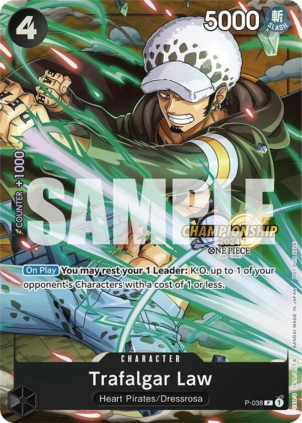 Trafalgar Law, One Piece Promotion Cards P-038