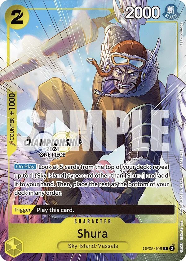 Shura, One Piece Promotion Cards OP05-106