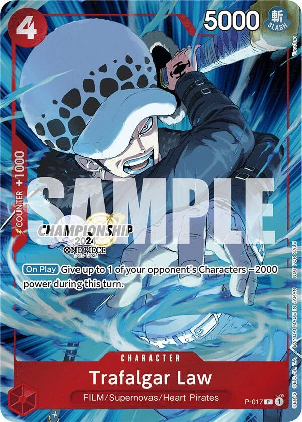 Trafalgar Law, One Piece Promotion Cards P-017