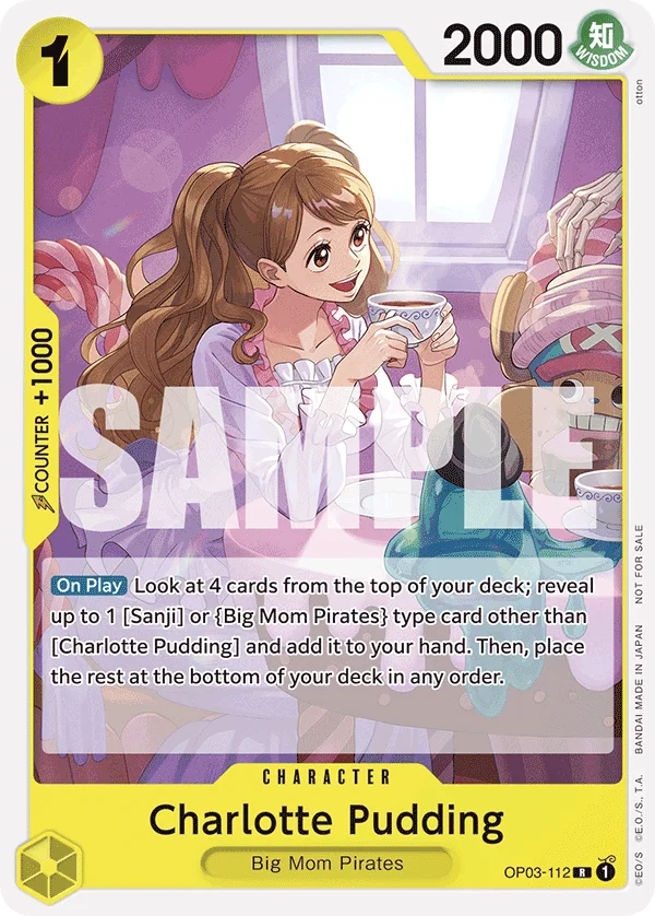 Charlotte Pudding, One Piece Promotion Cards OP03-112