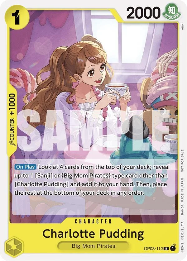Charlotte Pudding, One Piece Promotion Cards OP03-112