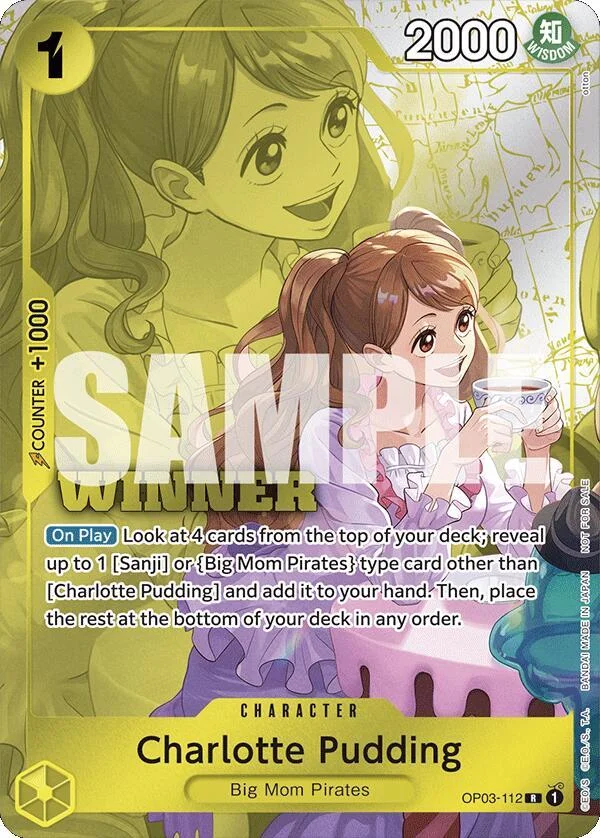 Charlotte Pudding, One Piece Promotion Cards OP03-112