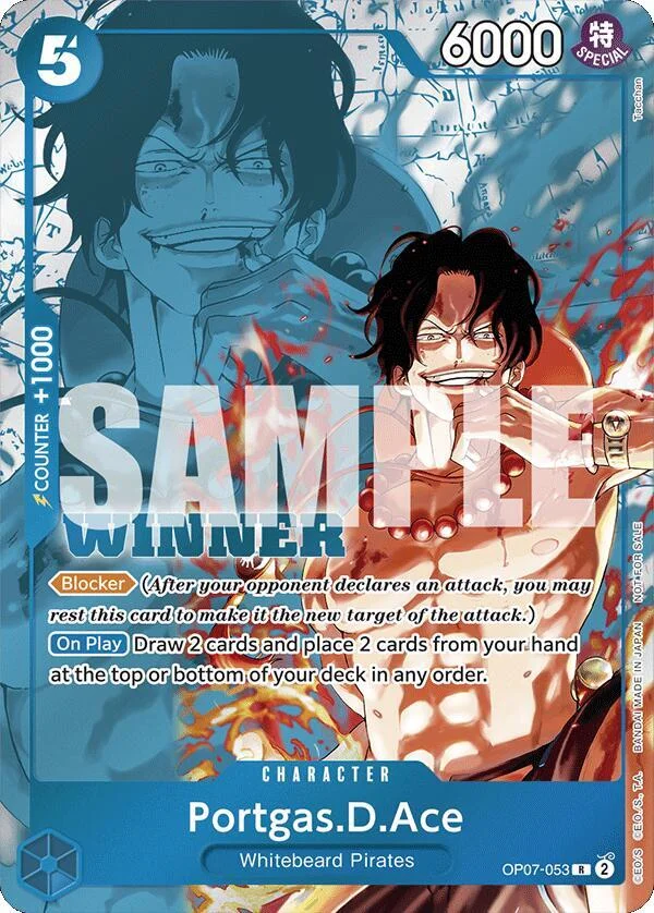 Portgas.D.Ace, One Piece Promotion Cards OP07-053