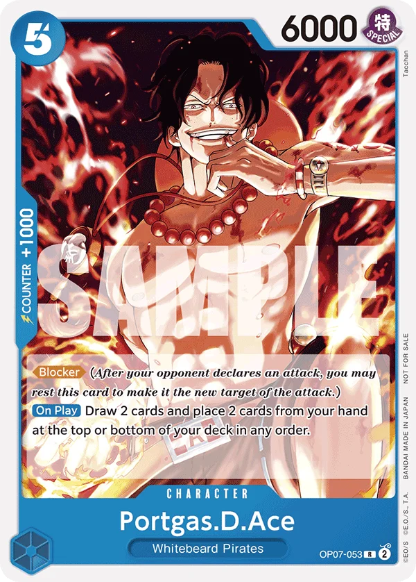 Portgas.D.Ace, One Piece Promotion Cards OP07-053