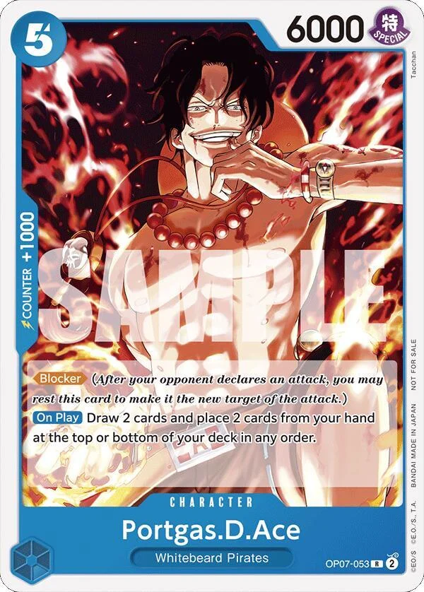 Portgas.D.Ace, One Piece Promotion Cards OP07-053