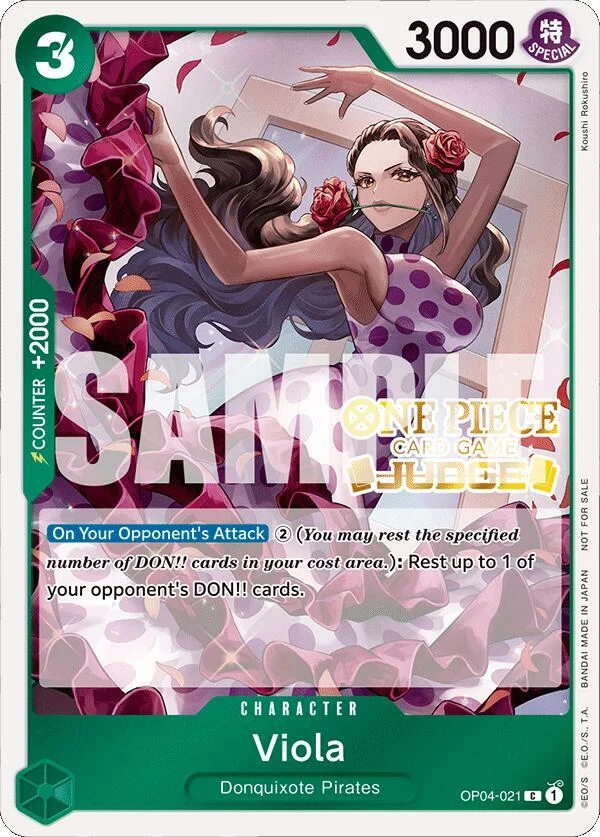 Viola, One Piece Promotion Cards OP04-021