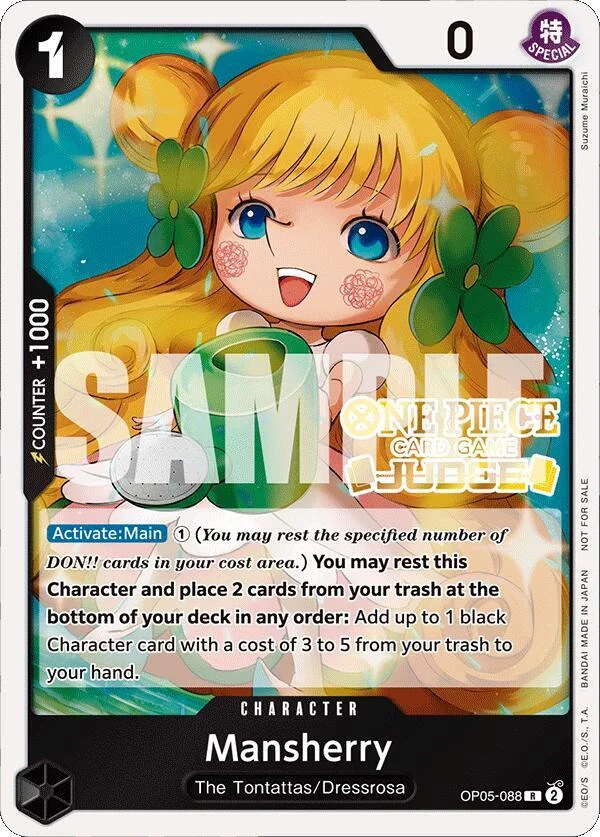 Mansherry, One Piece Promotion Cards OP05-088
