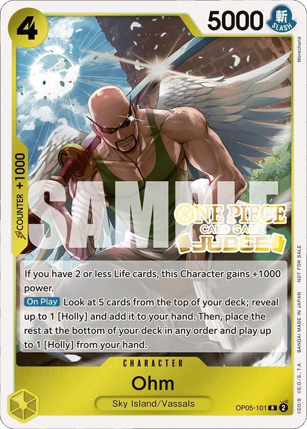 Ohm, One Piece Promotion Cards OP05-101