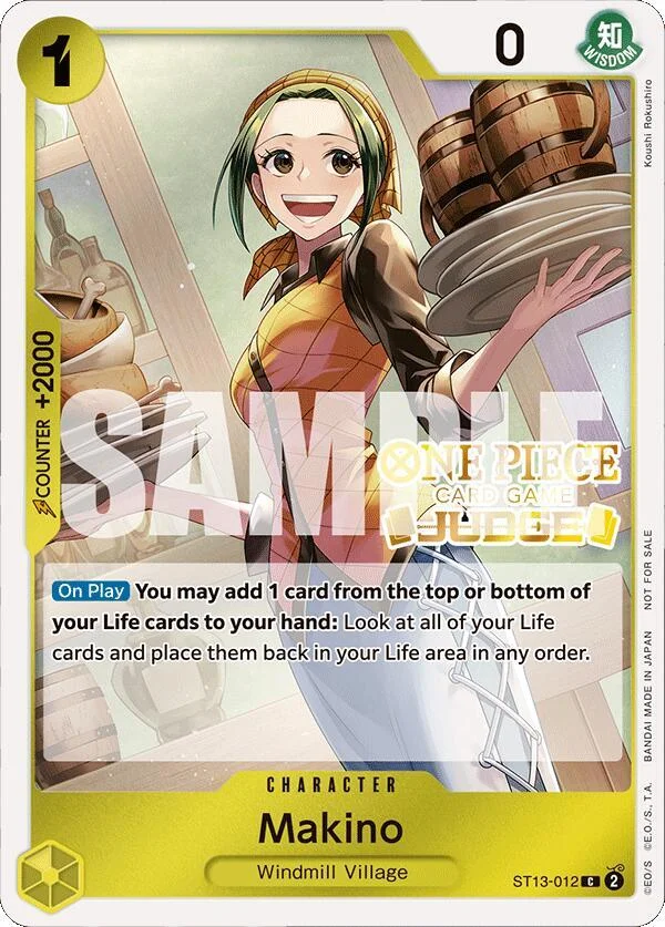 Makino, One Piece Promotion Cards ST13-012