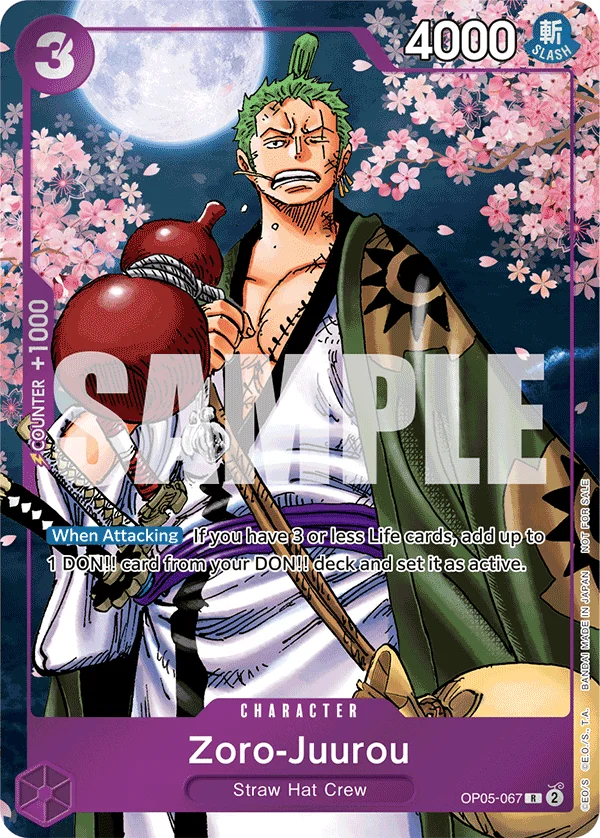 Zoro-Juurou, One Piece Promotion Cards OP05-067