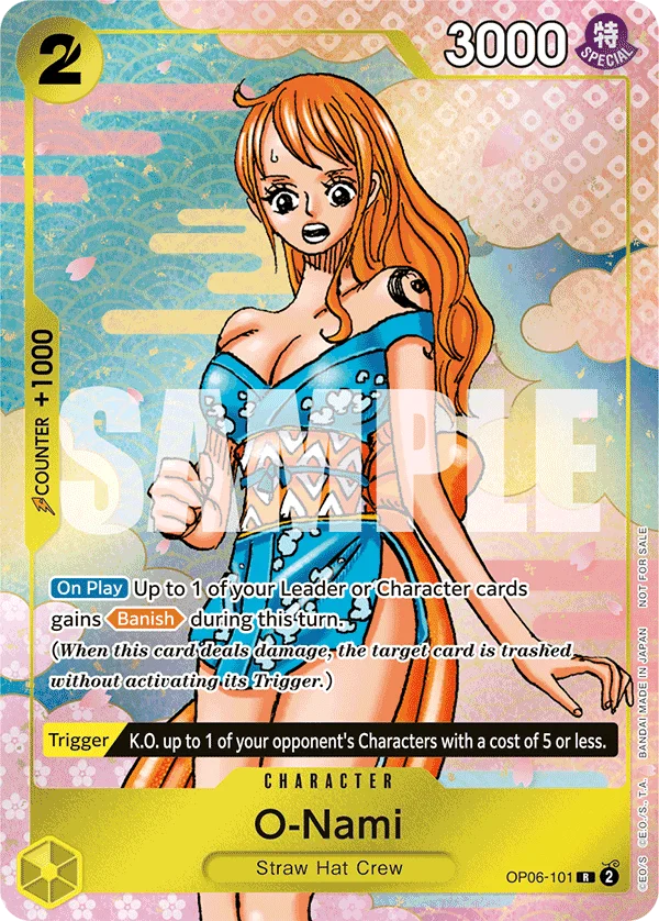 O-Nami, One Piece Promotion Cards OP06-101
