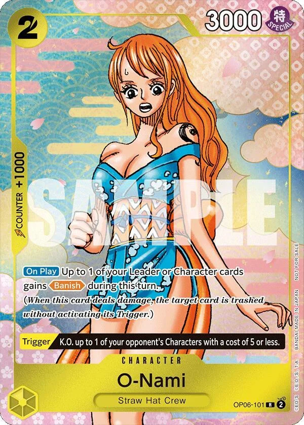 O-Nami, One Piece Promotion Cards OP06-101