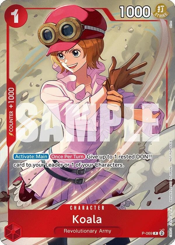 Koala, One Piece Promotion Cards P-069