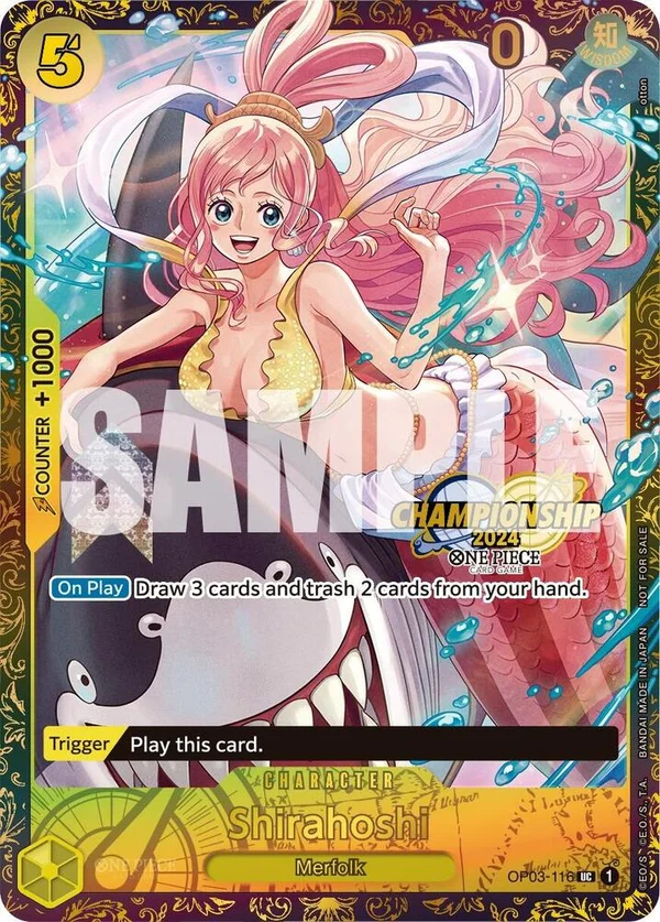 Shirahoshi, One Piece Promotion Cards OP03-116