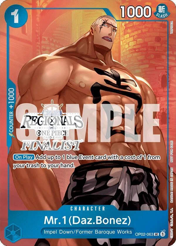 Mr.1, One Piece Promotion Cards OP02-063