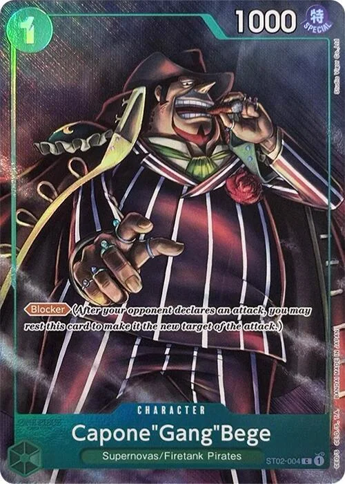 Capone"Gang"Bege, One Piece Promotion Cards ST02-004