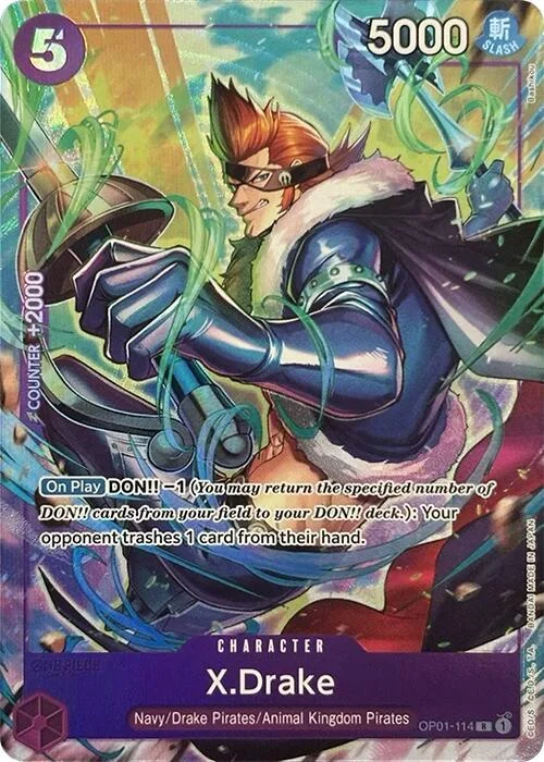 X.Drake, One Piece Promotion Cards OP01-114