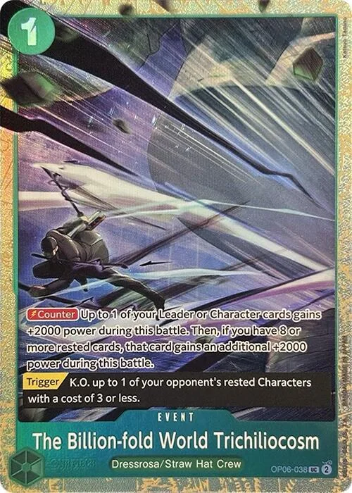 The Billion-fold World Trichiliocosm, One Piece Promotion Cards OP06-038