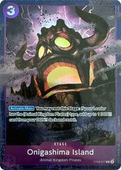 Onigashima Island, One Piece Promotion Cards ST04-017