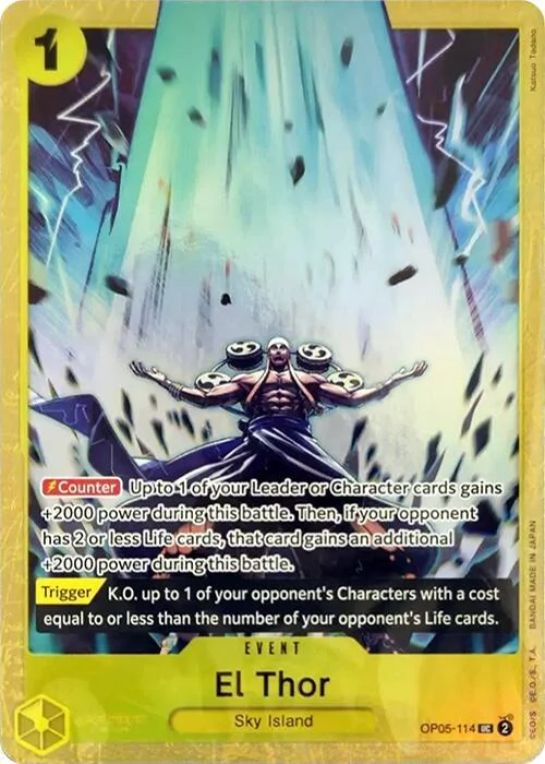 El Thor, One Piece Promotion Cards OP05-114
