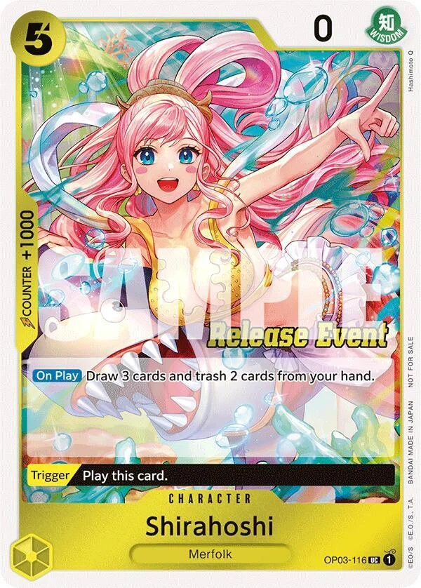 Shirahoshi, One Piece Promotion Cards OP03-116