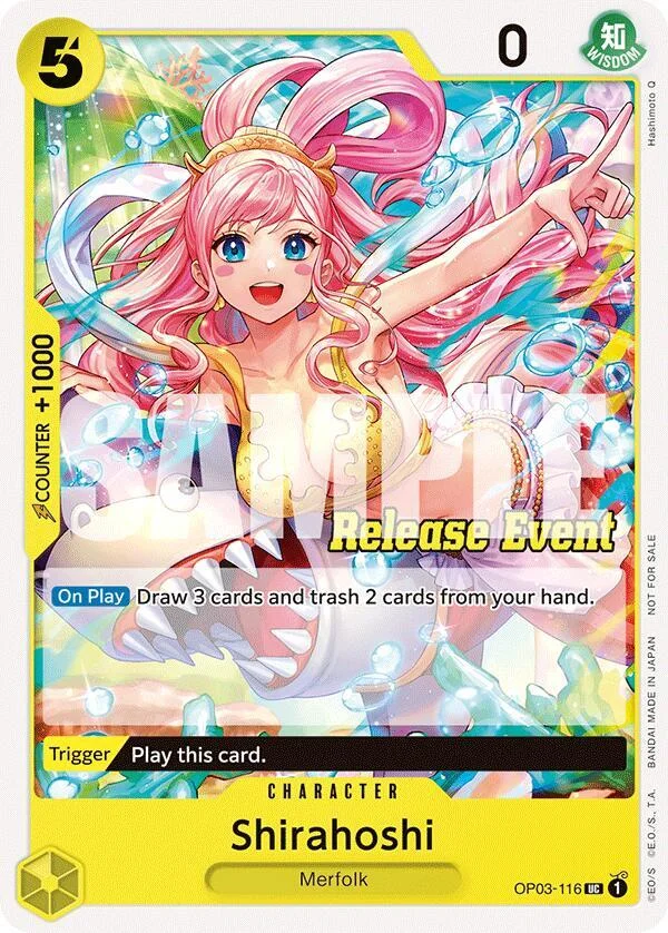 Shirahoshi, One Piece Promotion Cards OP03-116