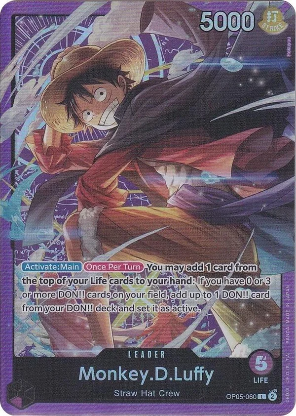 Monkey.D.Luffy, One Piece Promotion Cards OP05-060
