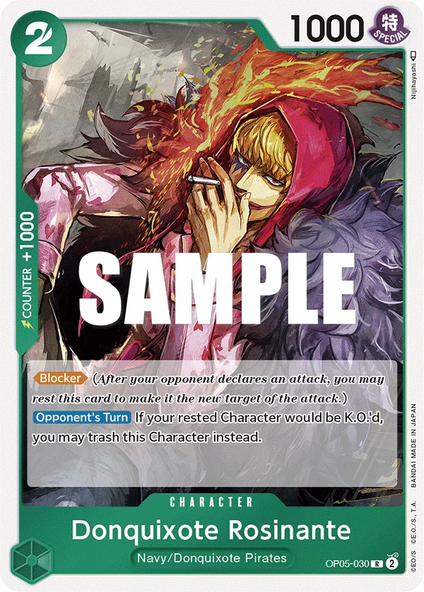 Donquixote Rosinante, One Piece Promotion Cards OP05-030