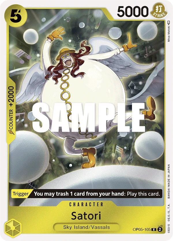 Satori, One Piece Promotion Cards OP05-105