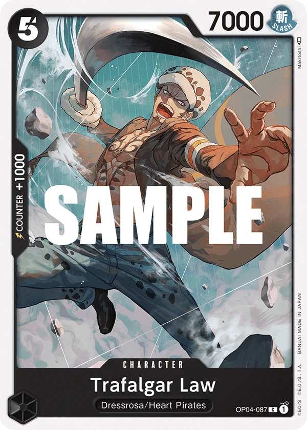 Trafalgar Law, One Piece Promotion Cards OP04-087