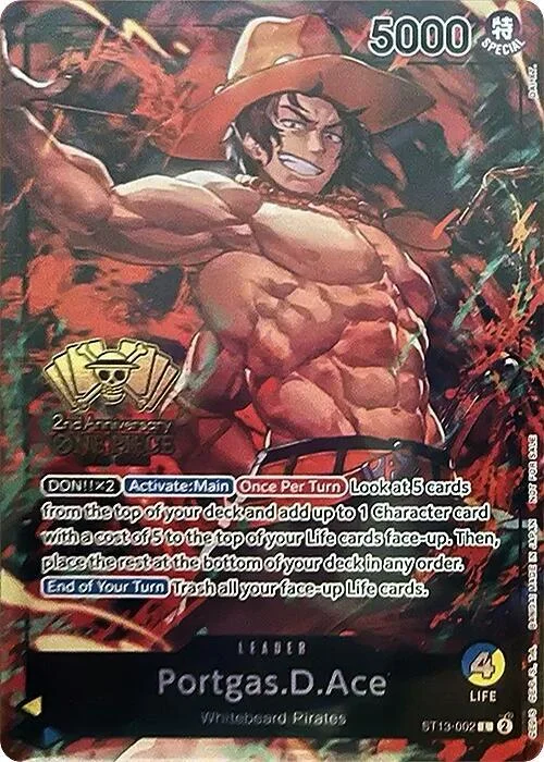 Portgas.D.Ace, One Piece Promotion Cards ST13-002