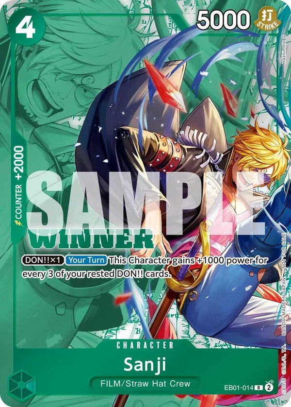 Sanji, One Piece Promotion Cards EB01-014