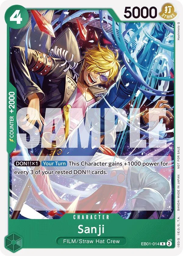 Sanji, One Piece Promotion Cards EB01-014