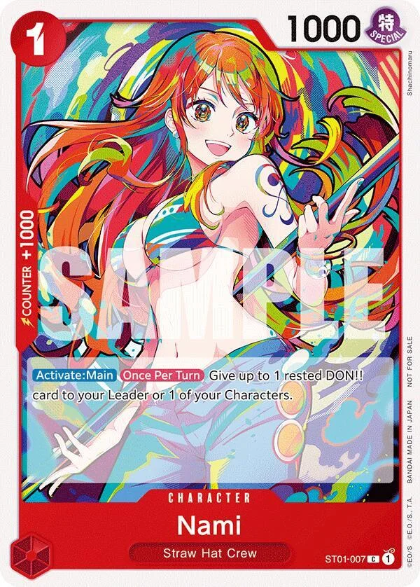 Nami, One Piece Promotion Cards ST01-007