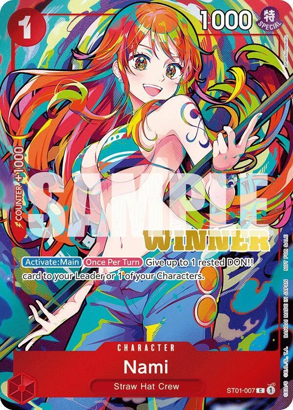 Nami, One Piece Promotion Cards ST01-007