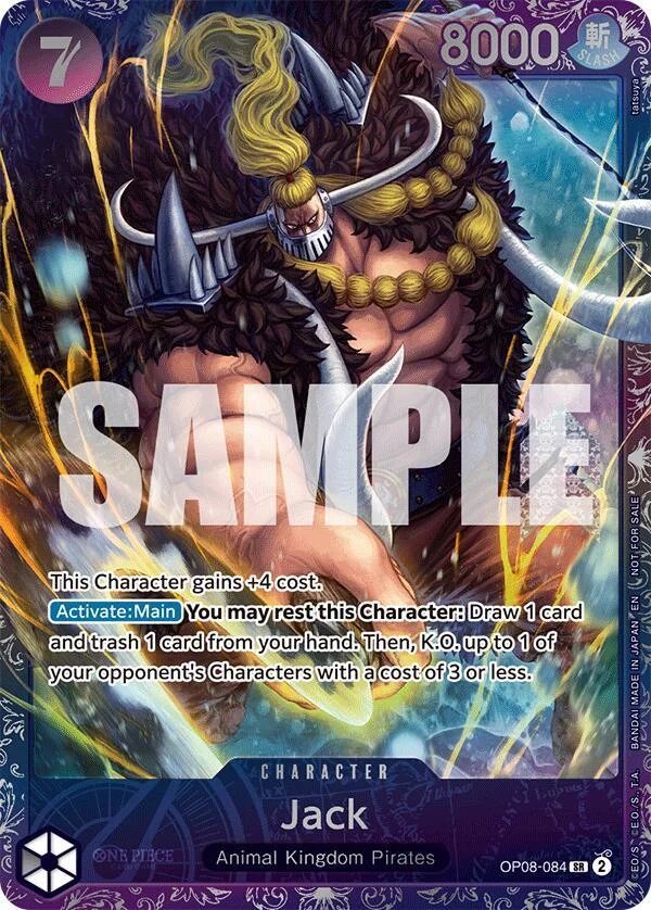 Jack, One Piece Promotion Cards OP08-084