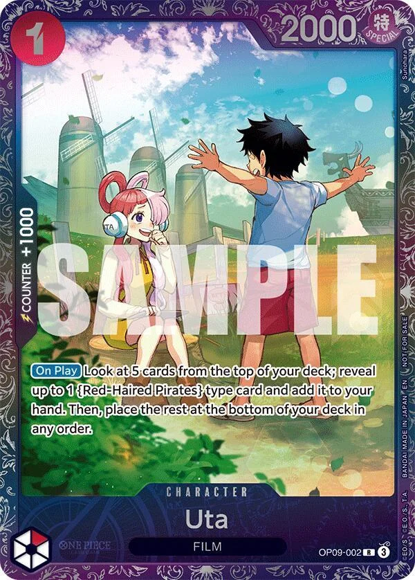 Uta, One Piece Promotion Cards OP09-002
