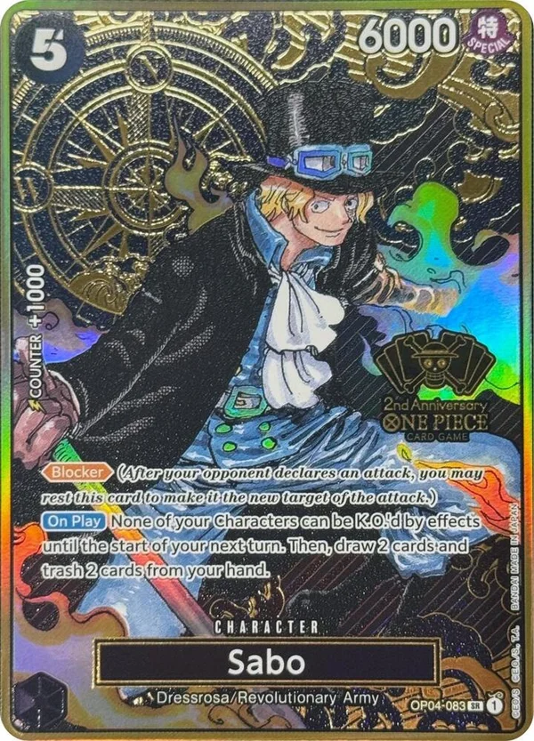 Sabo, One Piece Promotion Cards OP04-083
