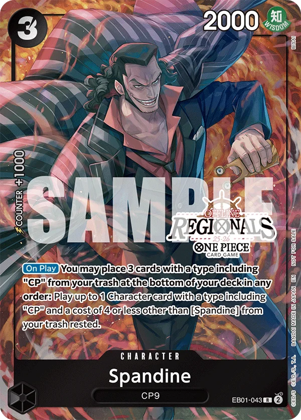 Spandine, One Piece Promotion Cards EB01-043