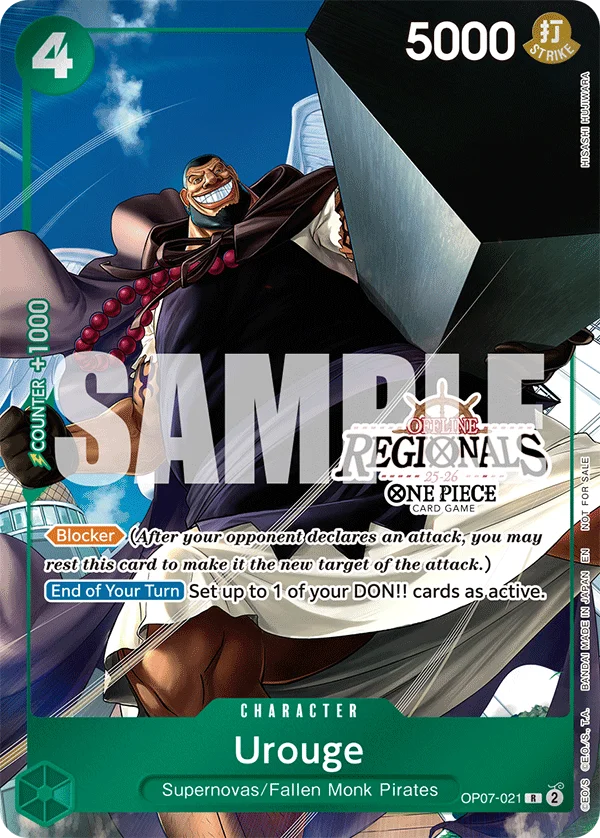 Urouge, One Piece Promotion Cards OP07-021
