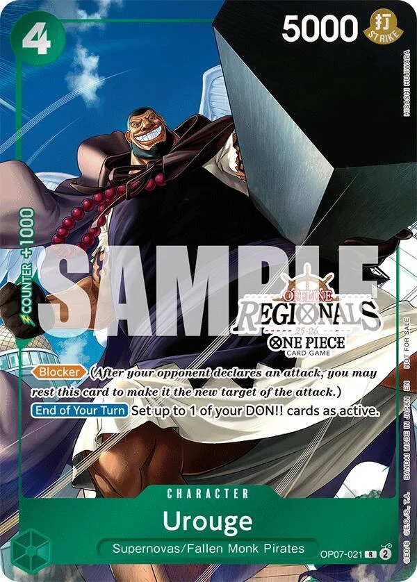 Urouge, One Piece Promotion Cards OP07-021