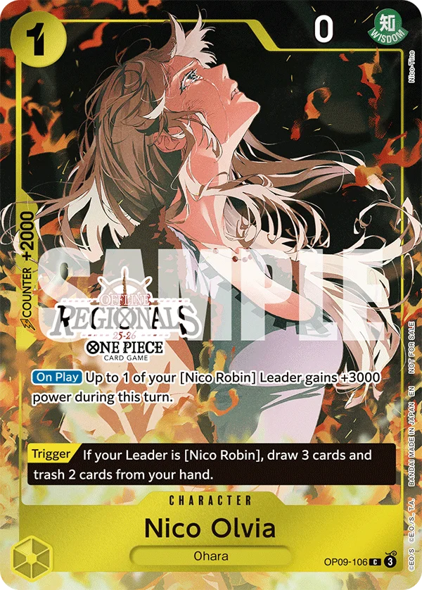 Nico Olvia, One Piece Promotion Cards OP09-106