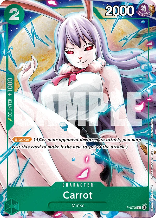 Carrot, One Piece Promotion Cards P-070