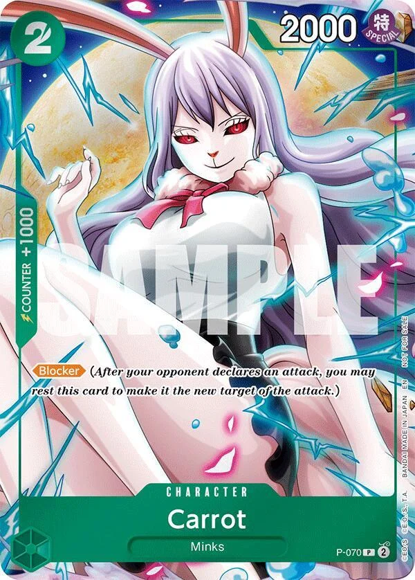 Carrot, One Piece Promotion Cards P-070