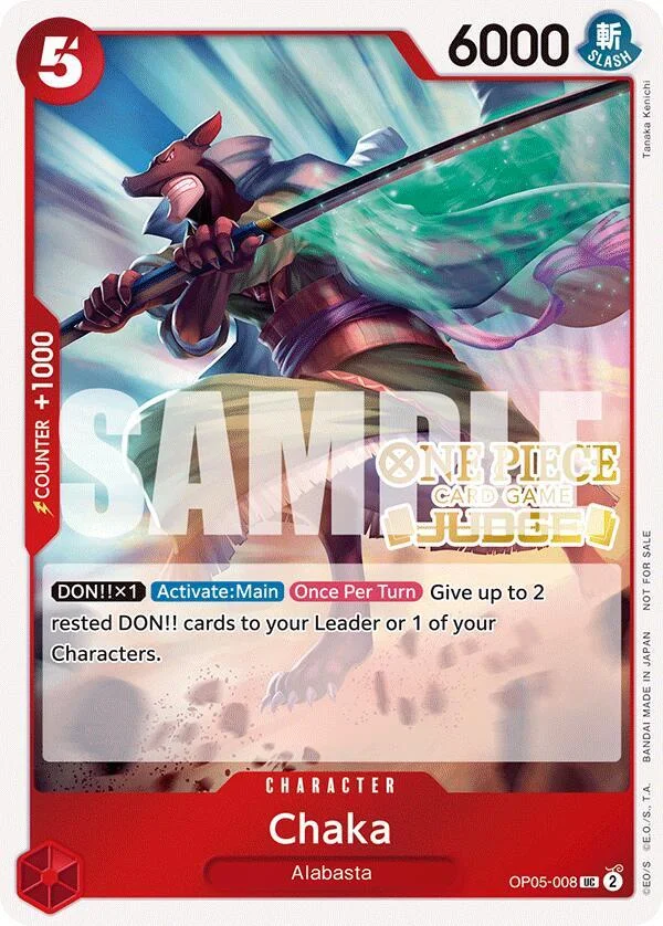 Chaka, One Piece Promotion Cards OP05-008