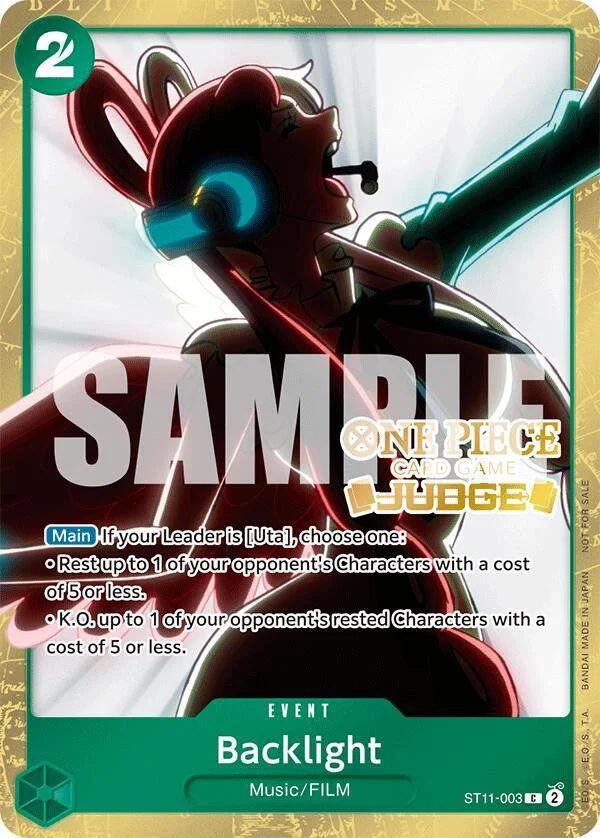 Backlight, One Piece Promotion Cards ST11-003