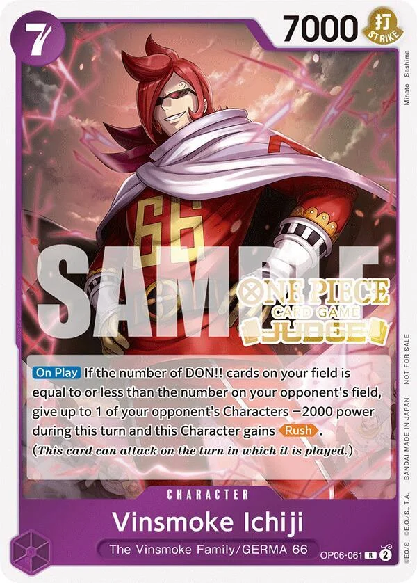 Vinsmoke Ichiji, One Piece Promotion Cards OP06-061